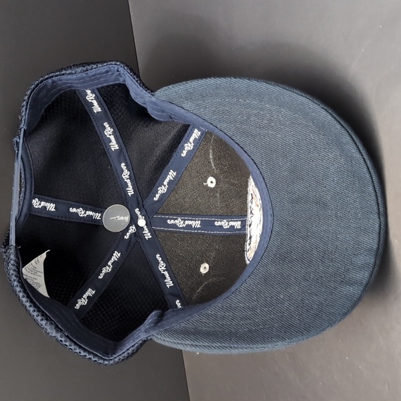 NWT,Wind River, Outfitters Men's Blue/White Mesh,Snap back Hat. - Picture 6 of 8